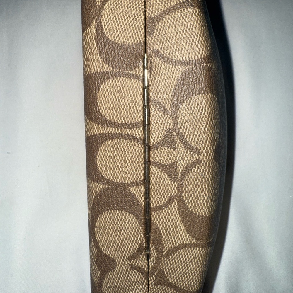Coach Taupe & Brown Classic Print Sunglasses Case - Picture 5 of 7